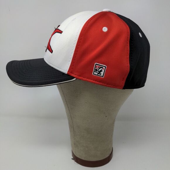 XG Extreme Mens Fitted Hat White Black Size M Embroidered Logo - Picture 5 of 13